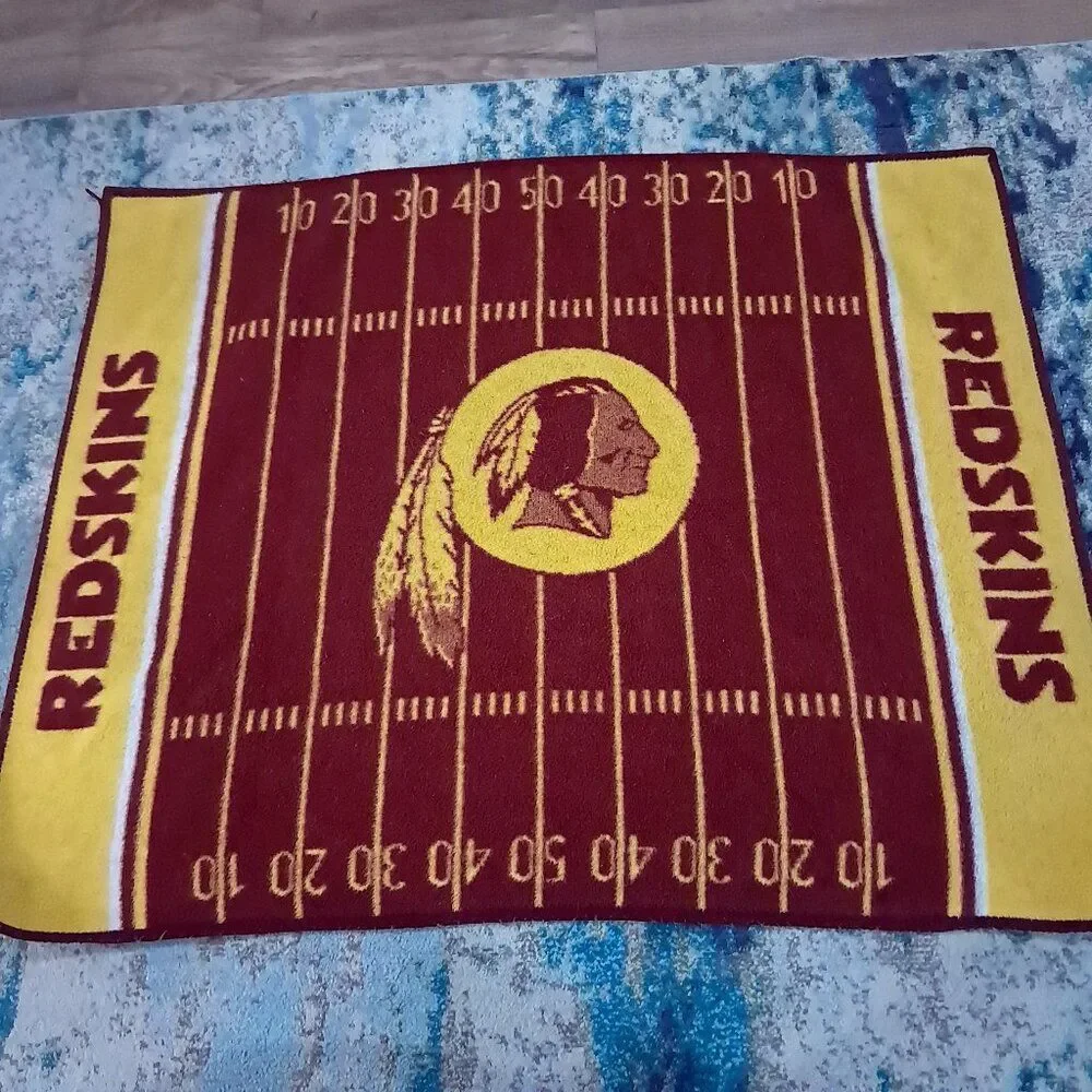 Vintage Washington Redskins throw Blanket Northwest Company acrylic‎ Commanders
